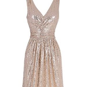 Pink Sequin Dress